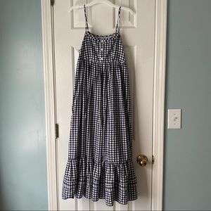 RL Dress | Navy Gingham | Girls 16